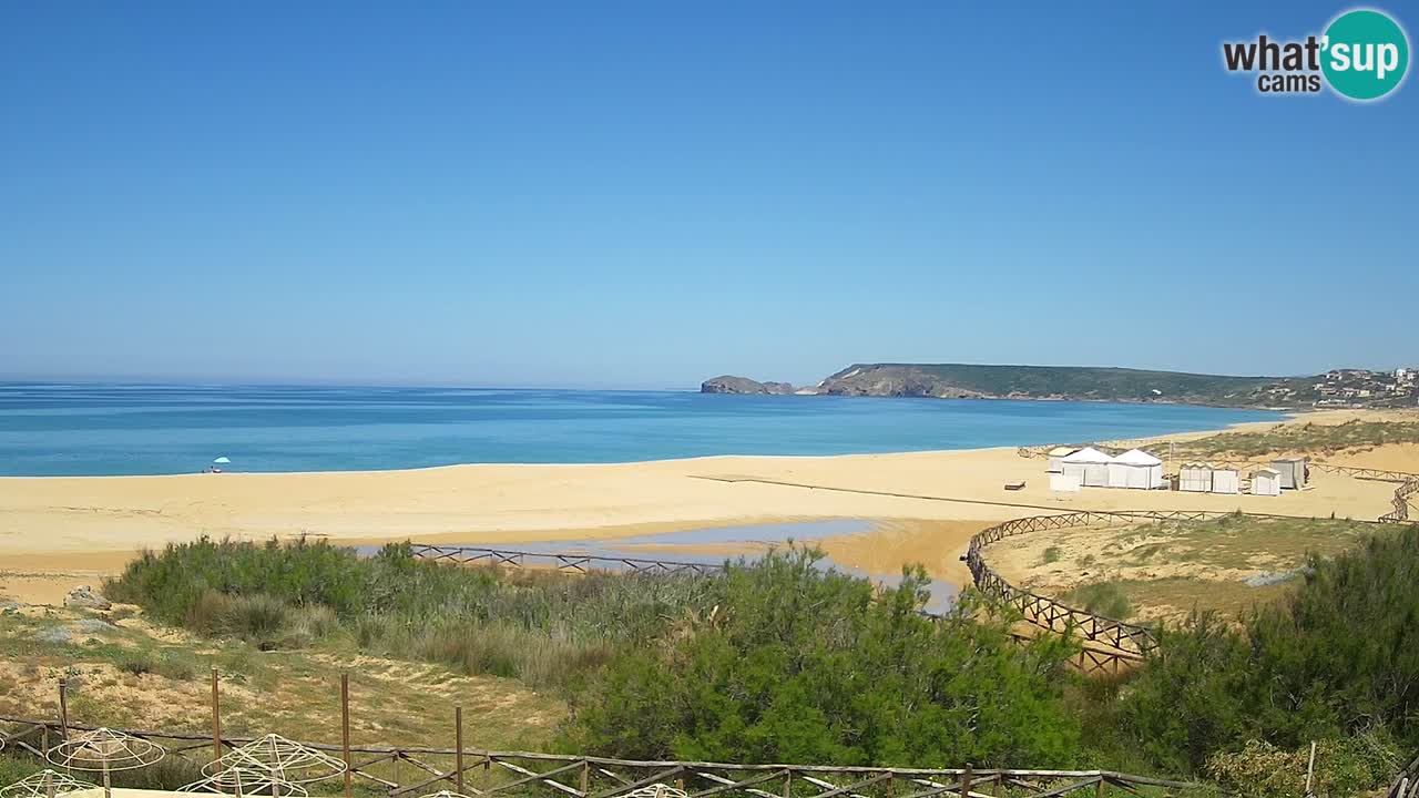 Spletna kamera Torre dei Corsari – Pogled v živo na plažo s Punta Usai