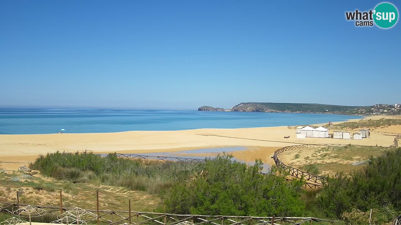 Spletna kamera Torre dei Corsari – Pogled v živo na plažo s Punta Usai