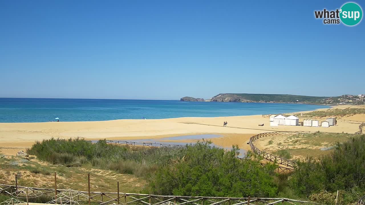 Webcam Torre dei Corsari – Live Beach View from Punta Usai