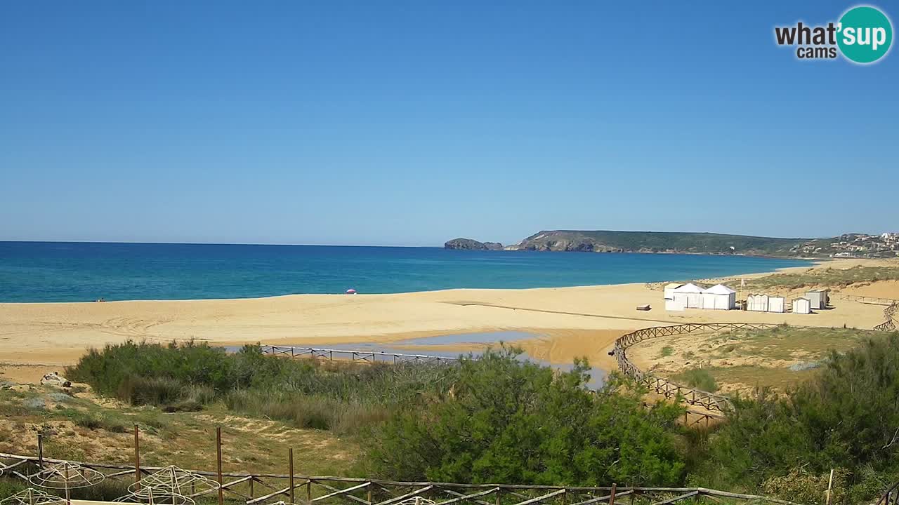 Webcam Torre dei Corsari – Liveblick auf den Strand von Punta Usai
