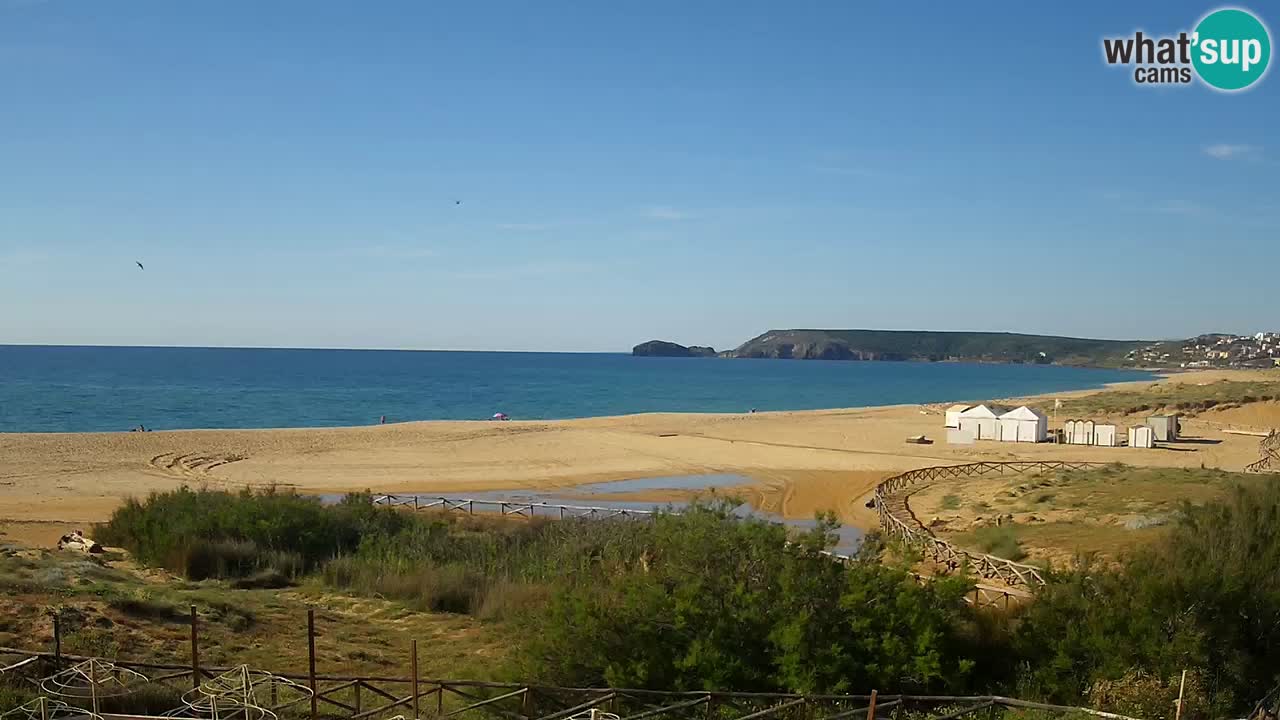 Webcam Torre dei Corsari – Vue en direct sur la plage depuis Punta Usai