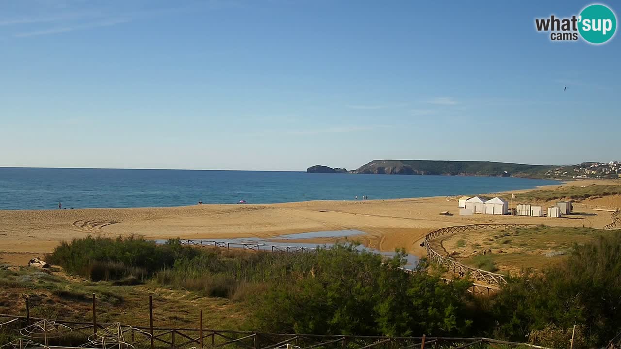 Webcam Torre dei Corsari – Vue en direct sur la plage depuis Punta Usai