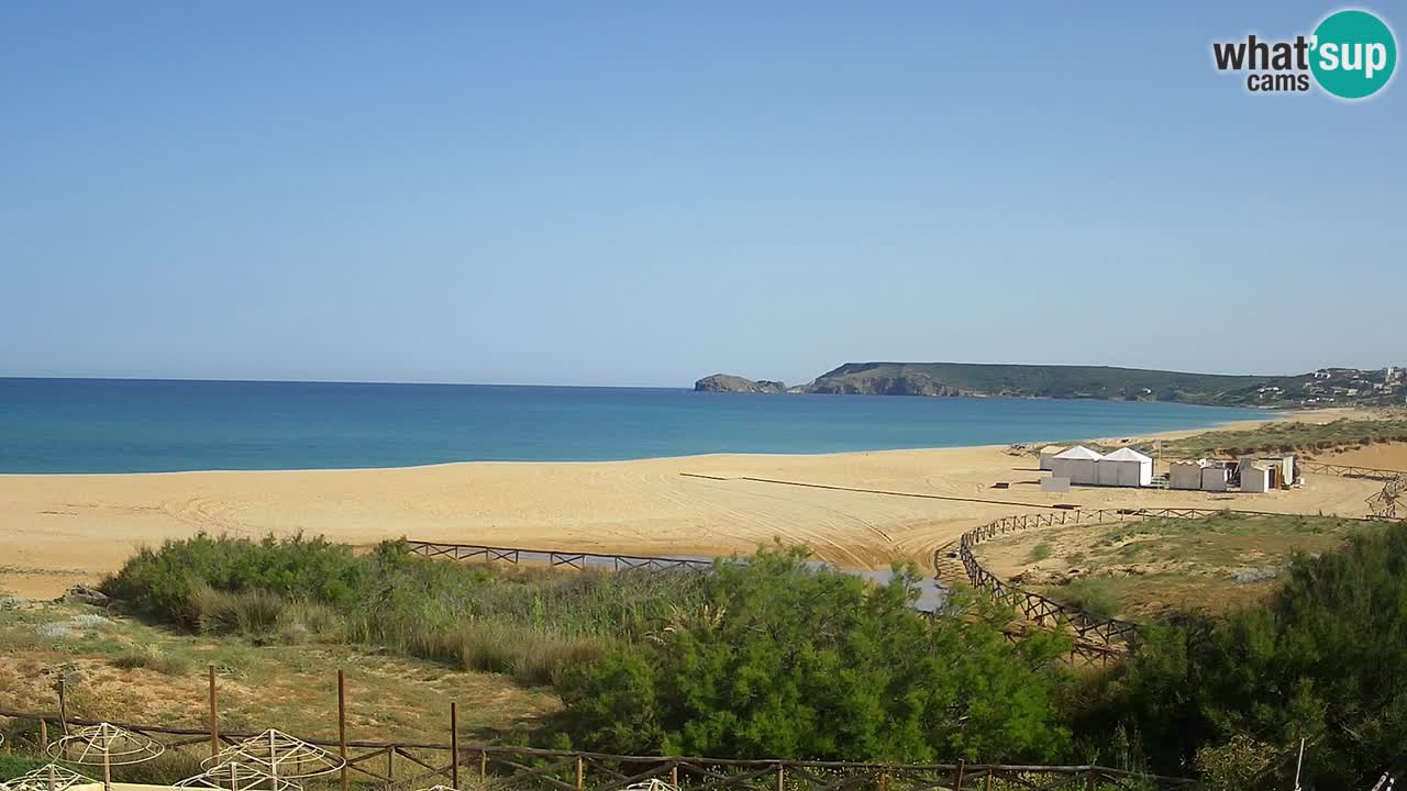 Webcam Torre dei Corsari – Liveblick auf den Strand von Punta Usai