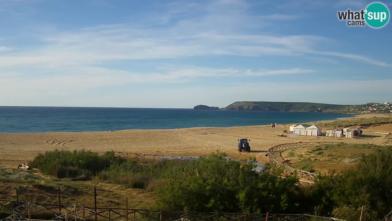 Webcam Torre dei Corsari – Liveblick auf den Strand von Punta Usai