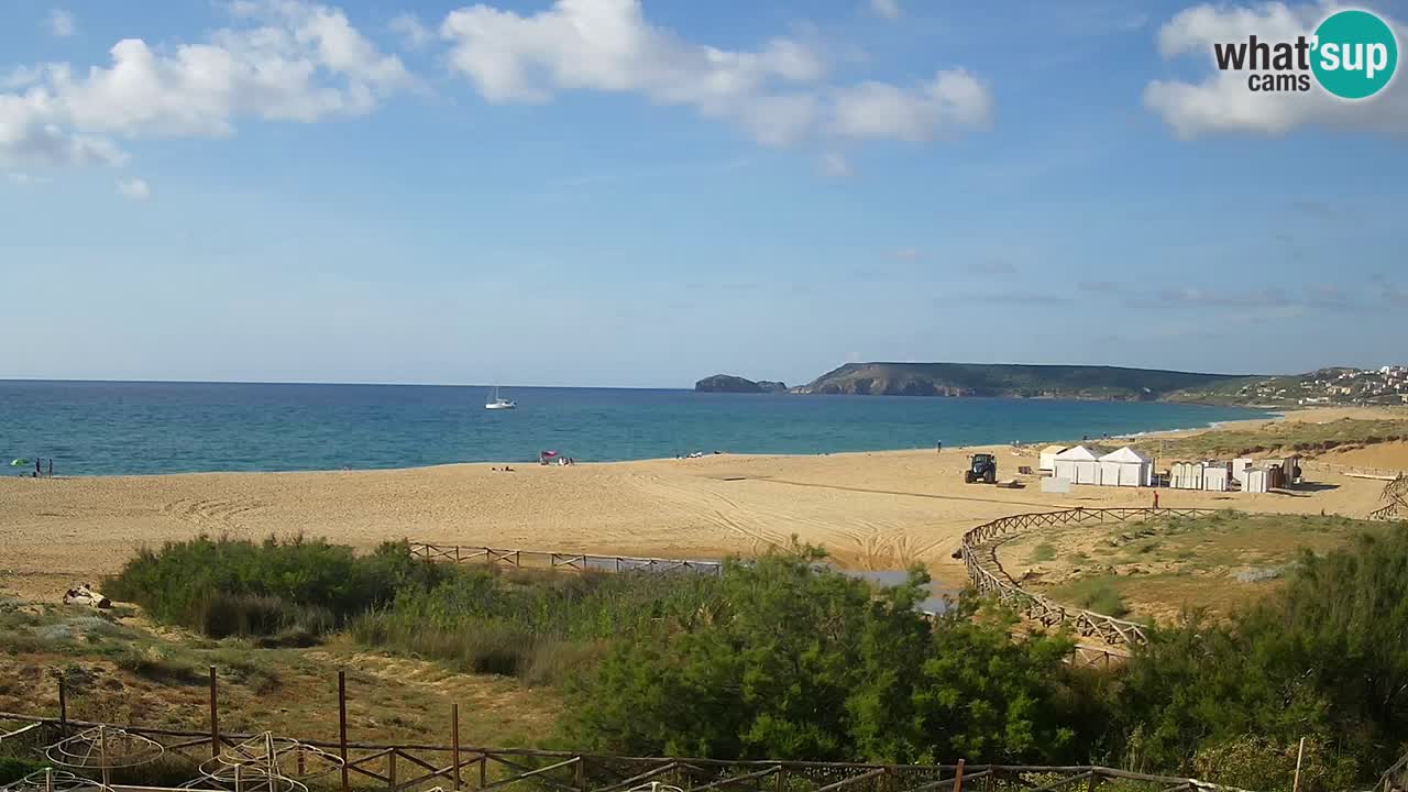 Cámara web Torre dei Corsari – Vista en directo de la playa desde Punta Usai