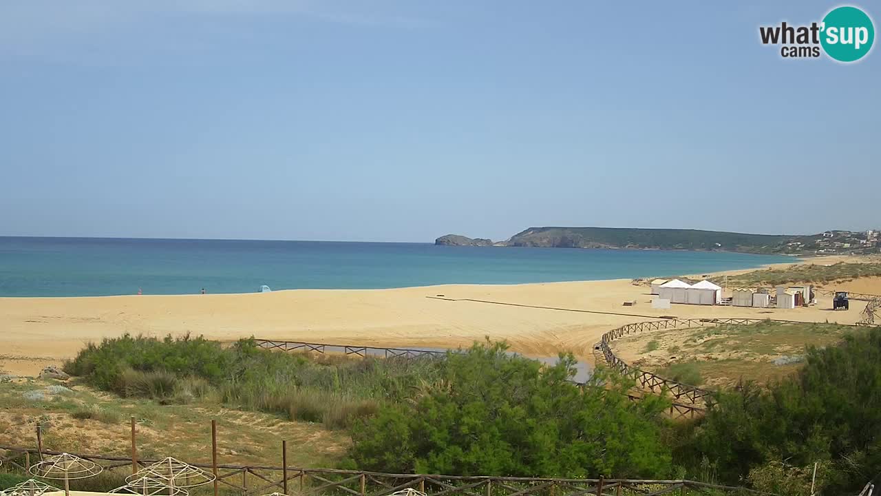 Spletna kamera Torre dei Corsari – Pogled v živo na plažo s Punta Usai
