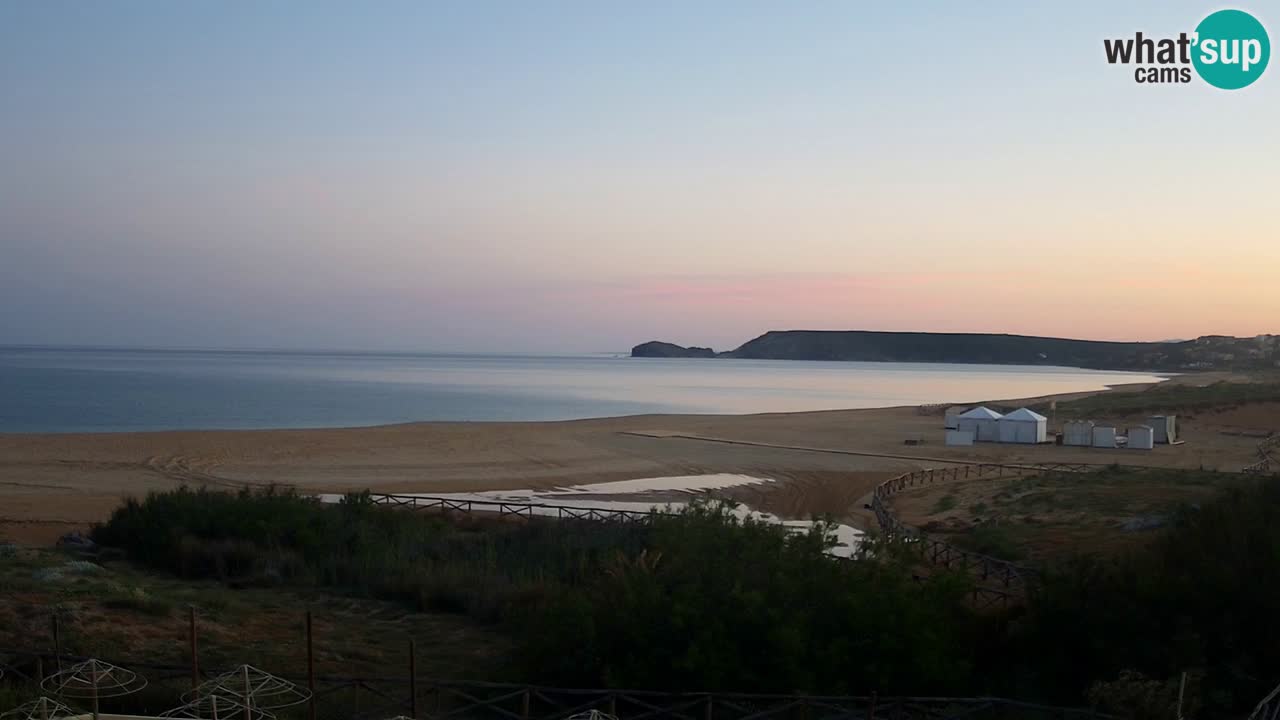 Cámara web Torre dei Corsari – Vista en directo de la playa desde Punta Usai