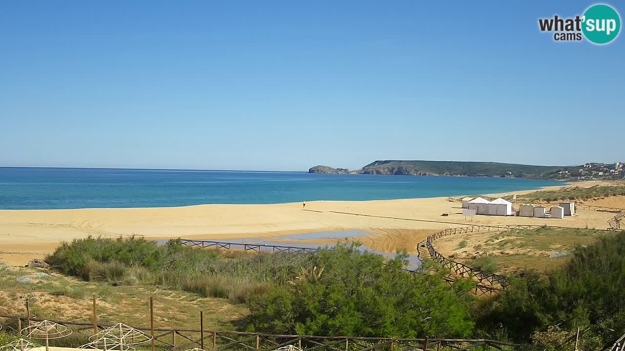 Webcam Torre dei Corsari – Live Beach View from Punta Usai