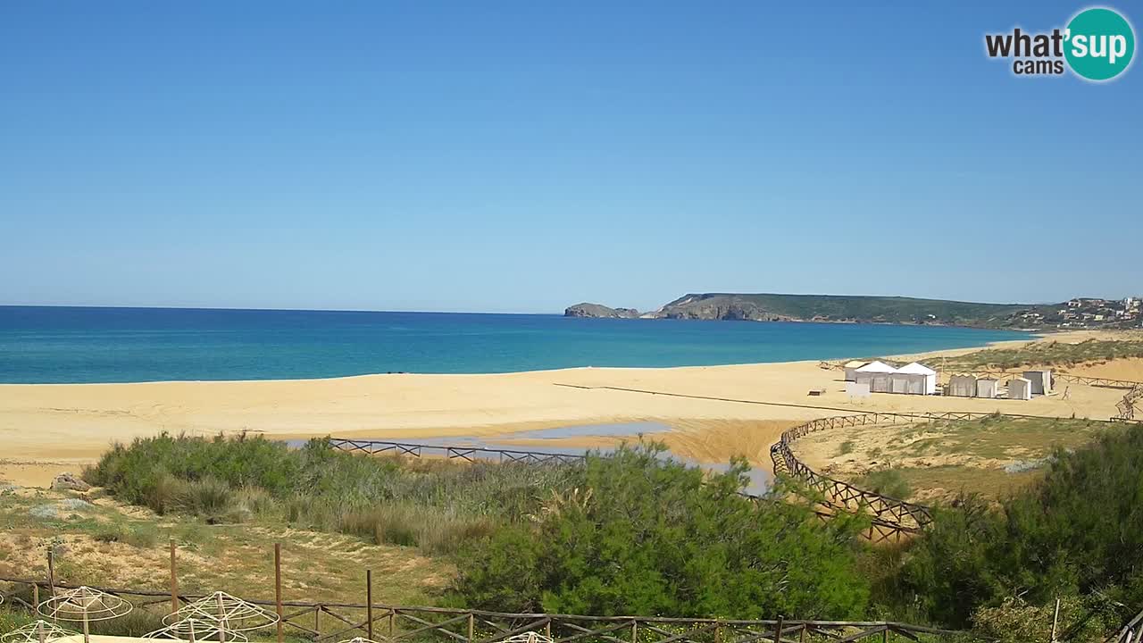 Webcam Torre dei Corsari – Live Beach View from Punta Usai