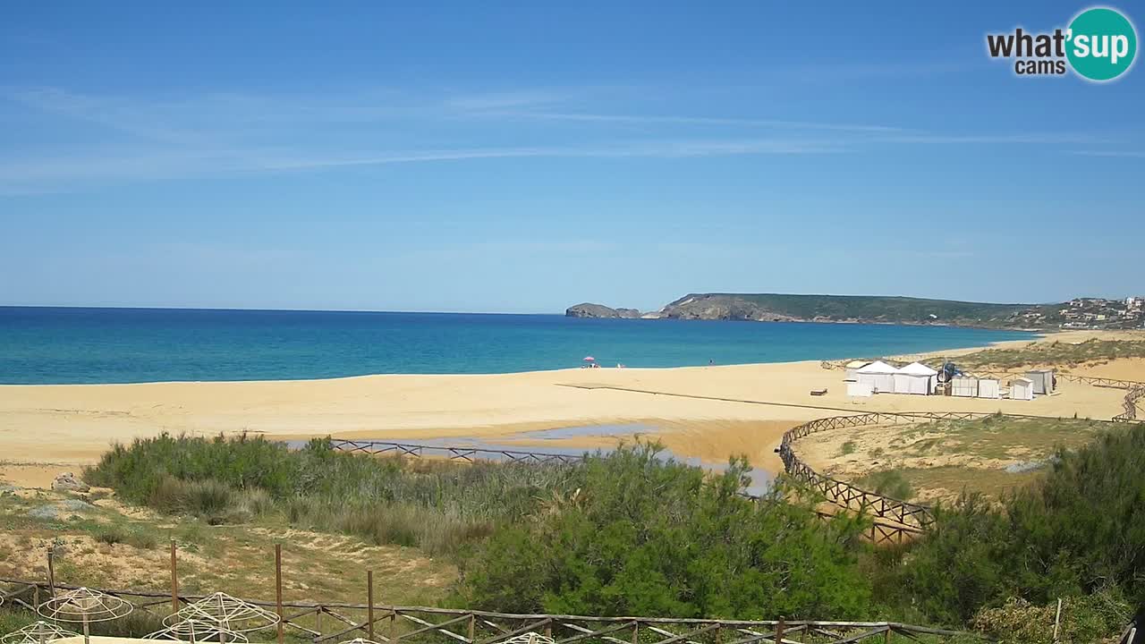 Webcam Torre dei Corsari – Live Beach View from Punta Usai