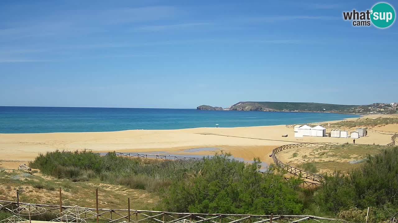 Spletna kamera Torre dei Corsari – Pogled v živo na plažo s Punta Usai
