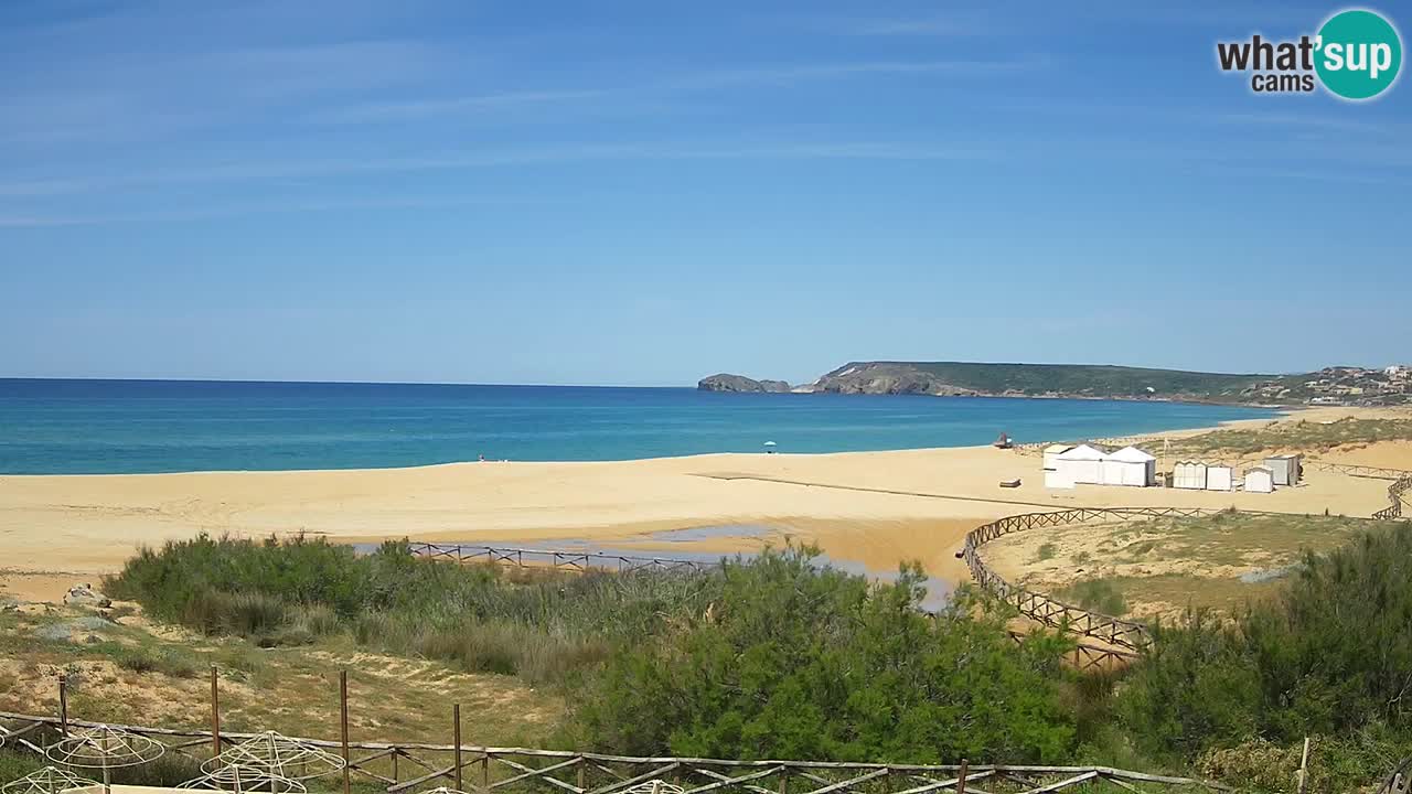 Webcam Torre dei Corsari – Vista live sulla spiaggia da Punta Usai