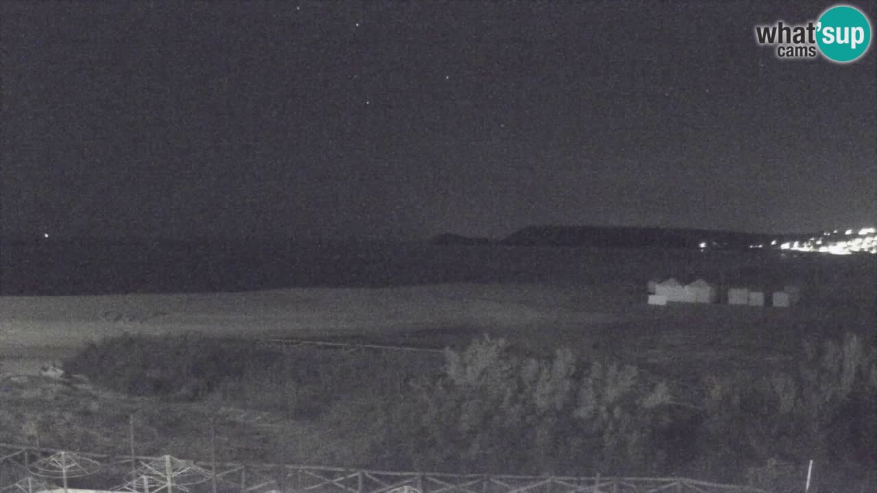 Webcam Torre dei Corsari – Vista live sulla spiaggia da Punta Usai