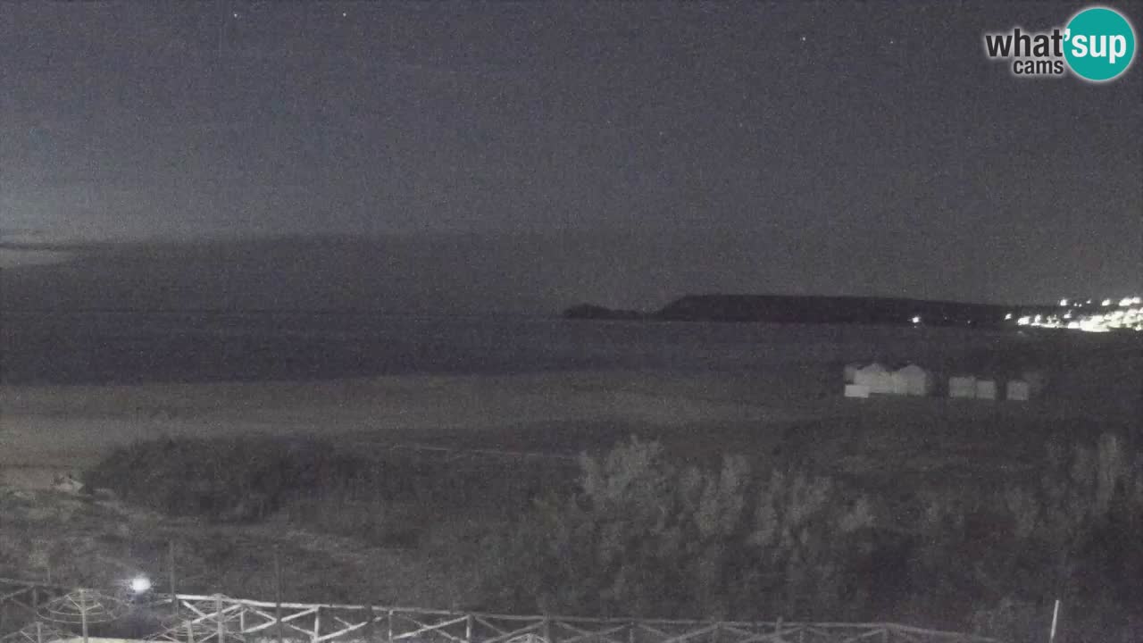 Webcam Torre dei Corsari – Vista live sulla spiaggia da Punta Usai