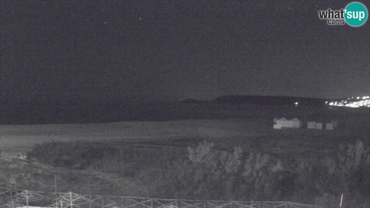 Webcam Torre dei Corsari – Vue en direct sur la plage depuis Punta Usai