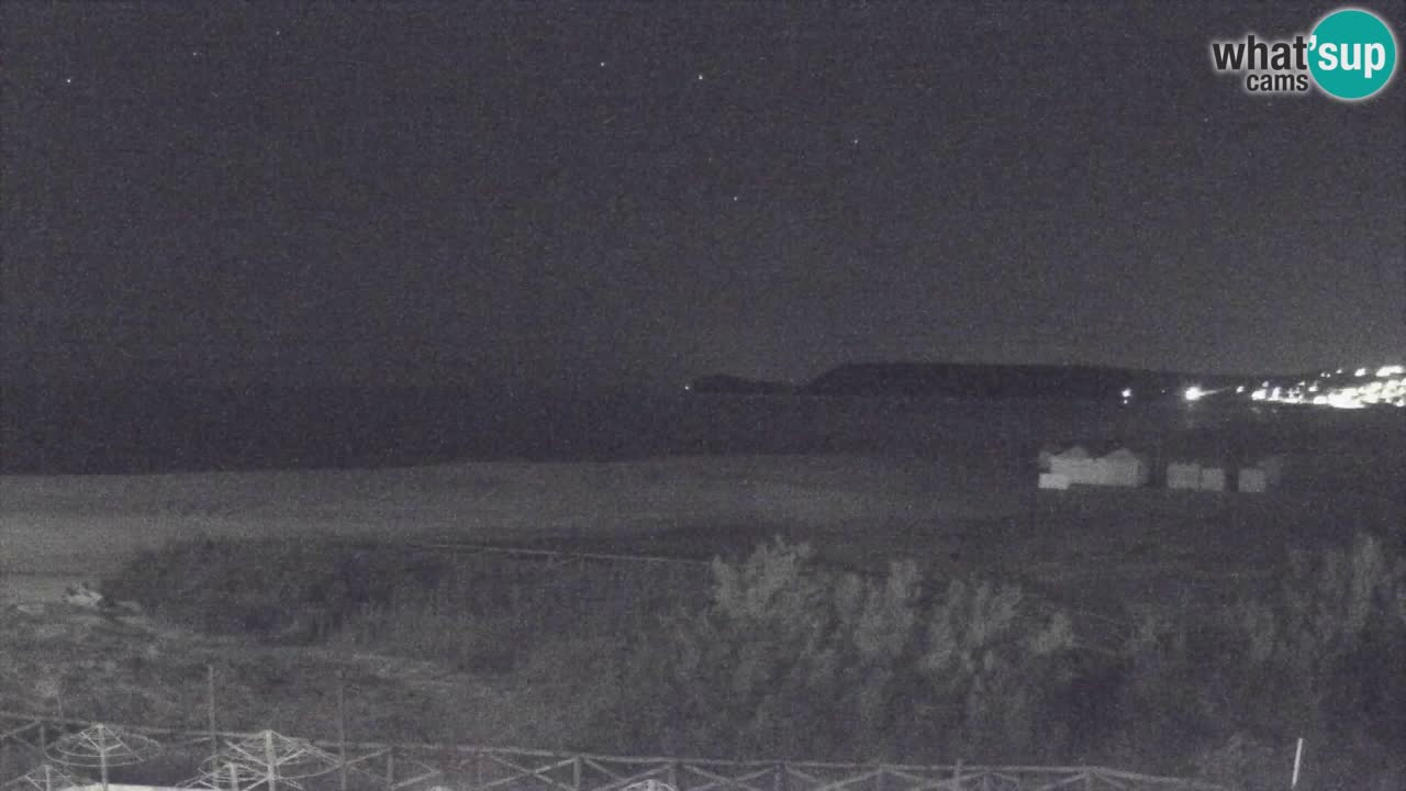 Webcam Torre dei Corsari – Liveblick auf den Strand von Punta Usai