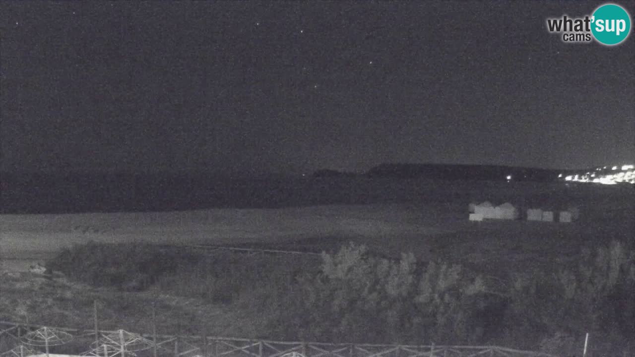 Webcam Torre dei Corsari – Vue en direct sur la plage depuis Punta Usai