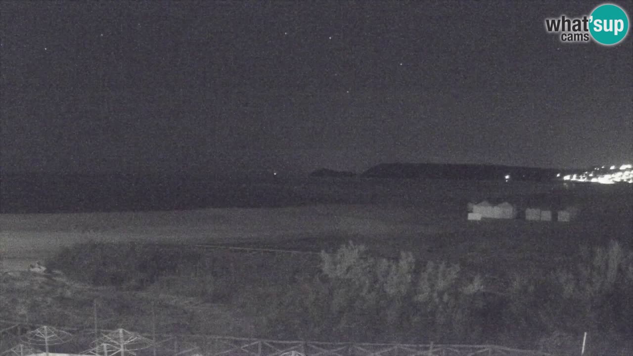 Webcam Torre dei Corsari – Liveblick auf den Strand von Punta Usai