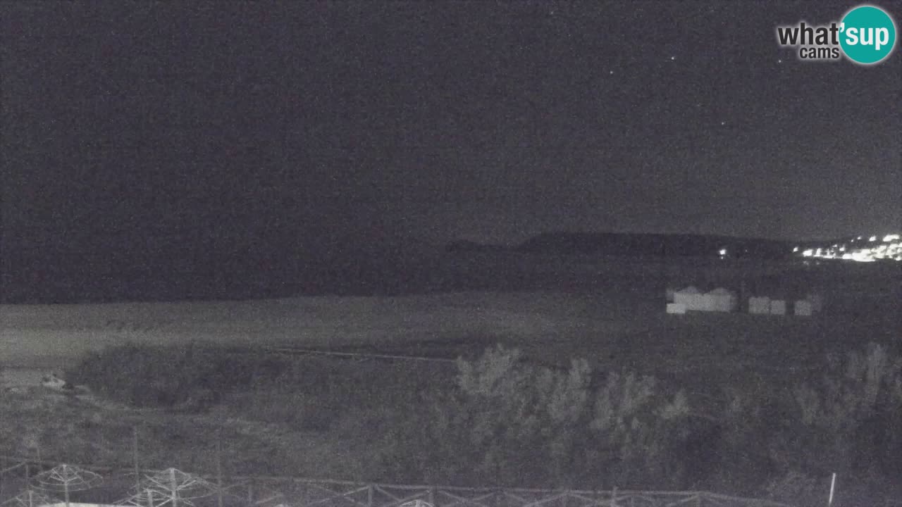 Webcam Torre dei Corsari – Liveblick auf den Strand von Punta Usai