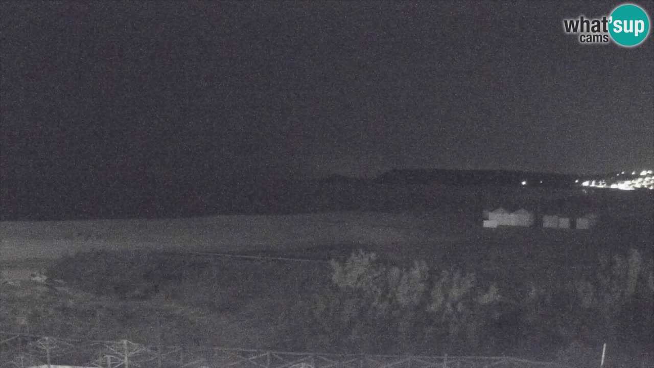 Webcam Torre dei Corsari – Vista live sulla spiaggia da Punta Usai