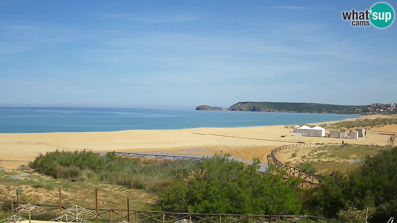 Webcam Torre dei Corsari – Live Beach View from Punta Usai