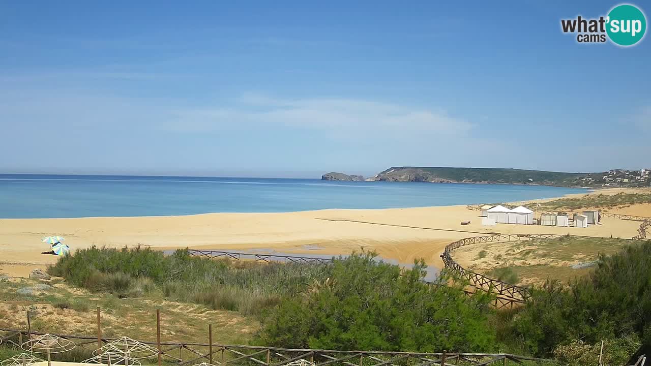 Webcam Torre dei Corsari – Live Beach View from Punta Usai