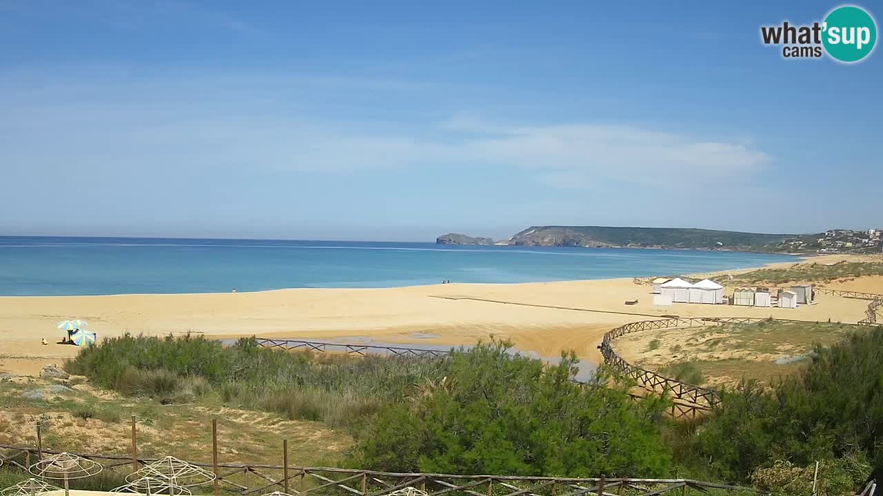 Webcam Torre dei Corsari – Live Beach View from Punta Usai