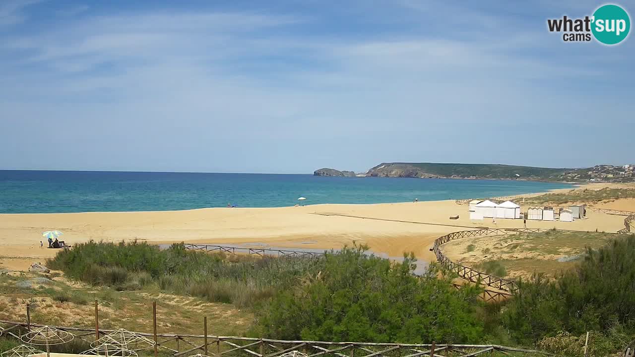 Webcam Torre dei Corsari – Live Beach View from Punta Usai