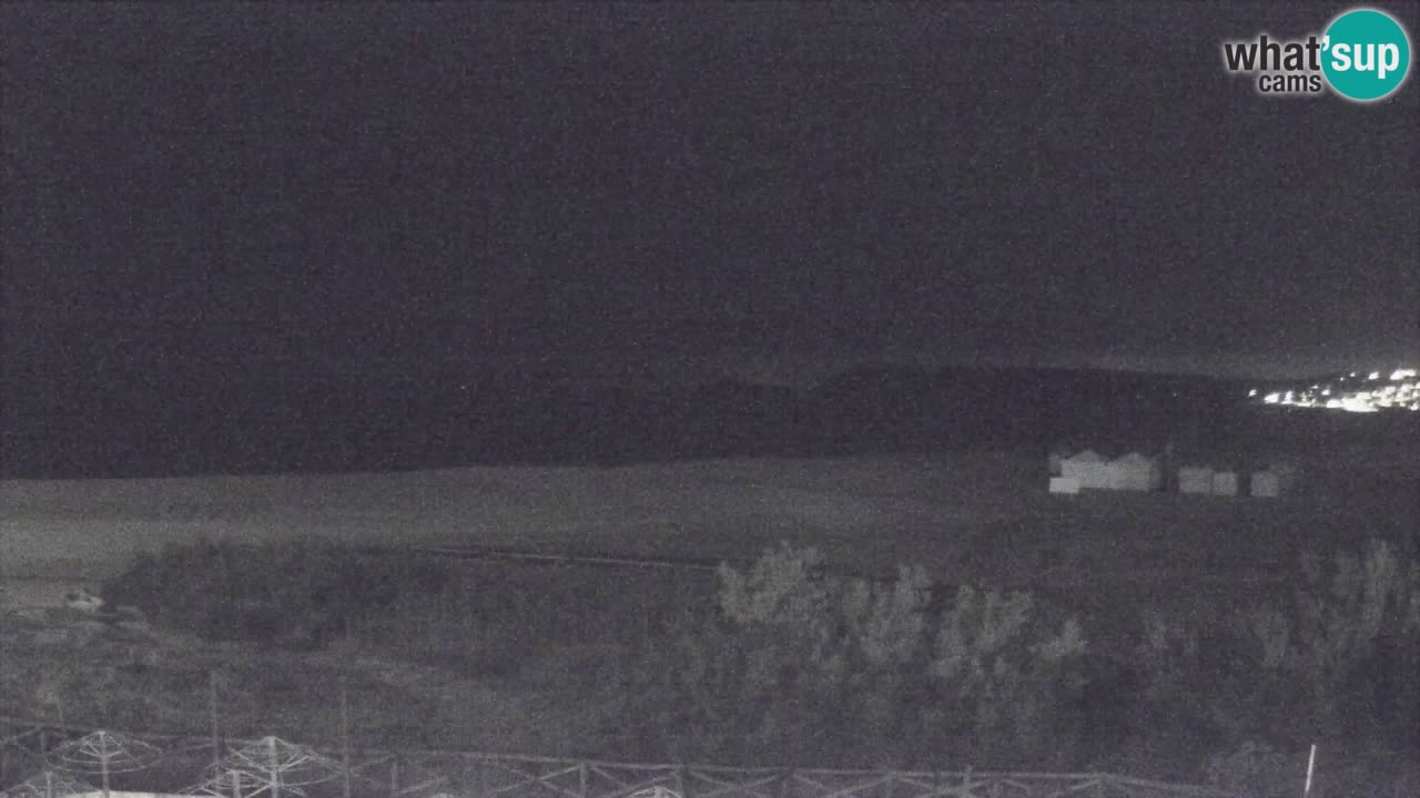 Webcam Torre dei Corsari – Vista live sulla spiaggia da Punta Usai