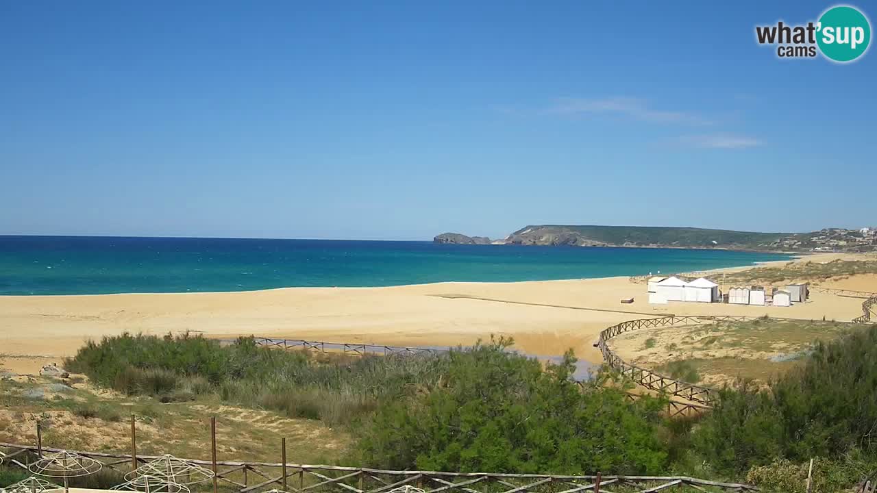 Webcam Torre dei Corsari – Vue en direct sur la plage depuis Punta Usai