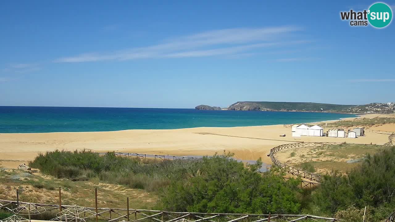 Webcam Torre dei Corsari – Vue en direct sur la plage depuis Punta Usai