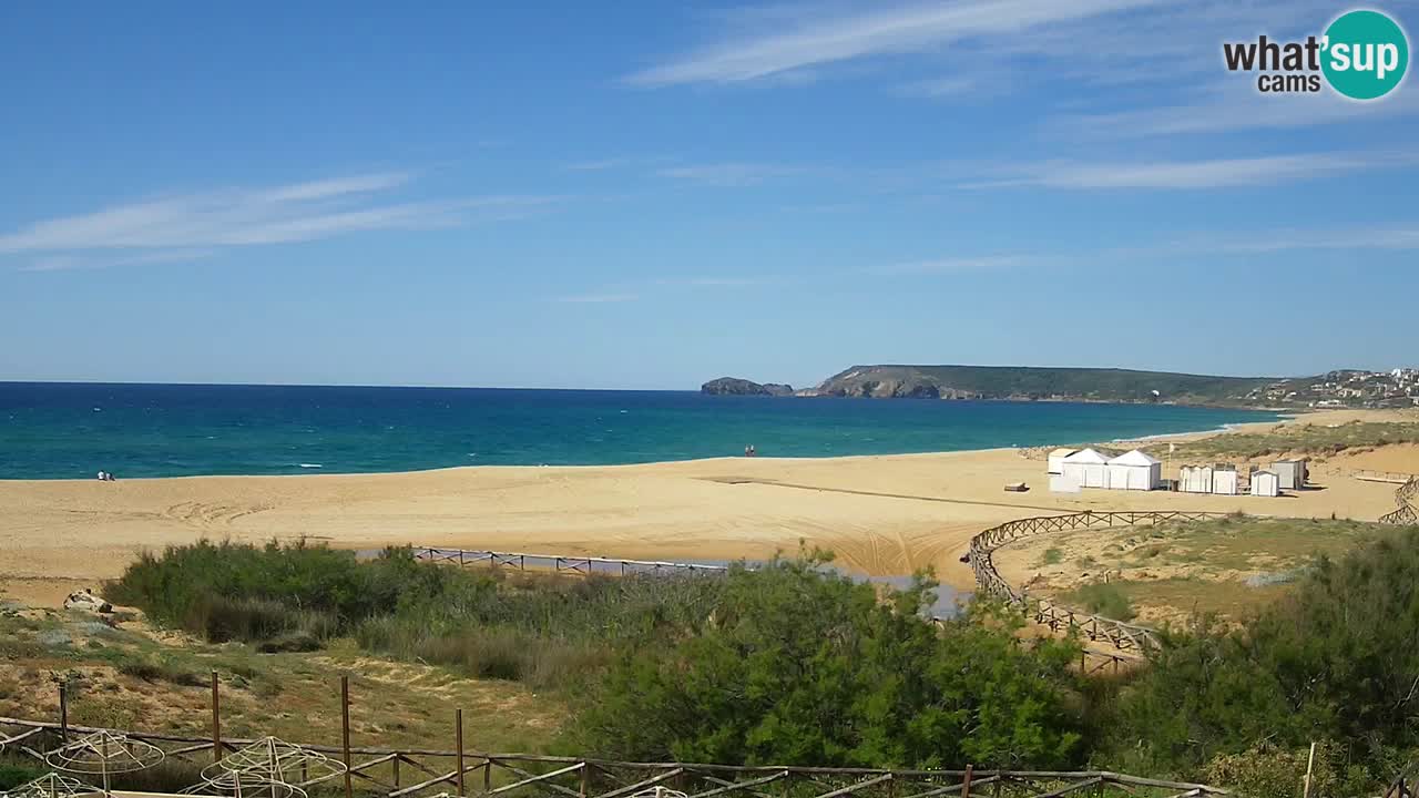 Webcam Torre dei Corsari – Vista live sulla spiaggia da Punta Usai