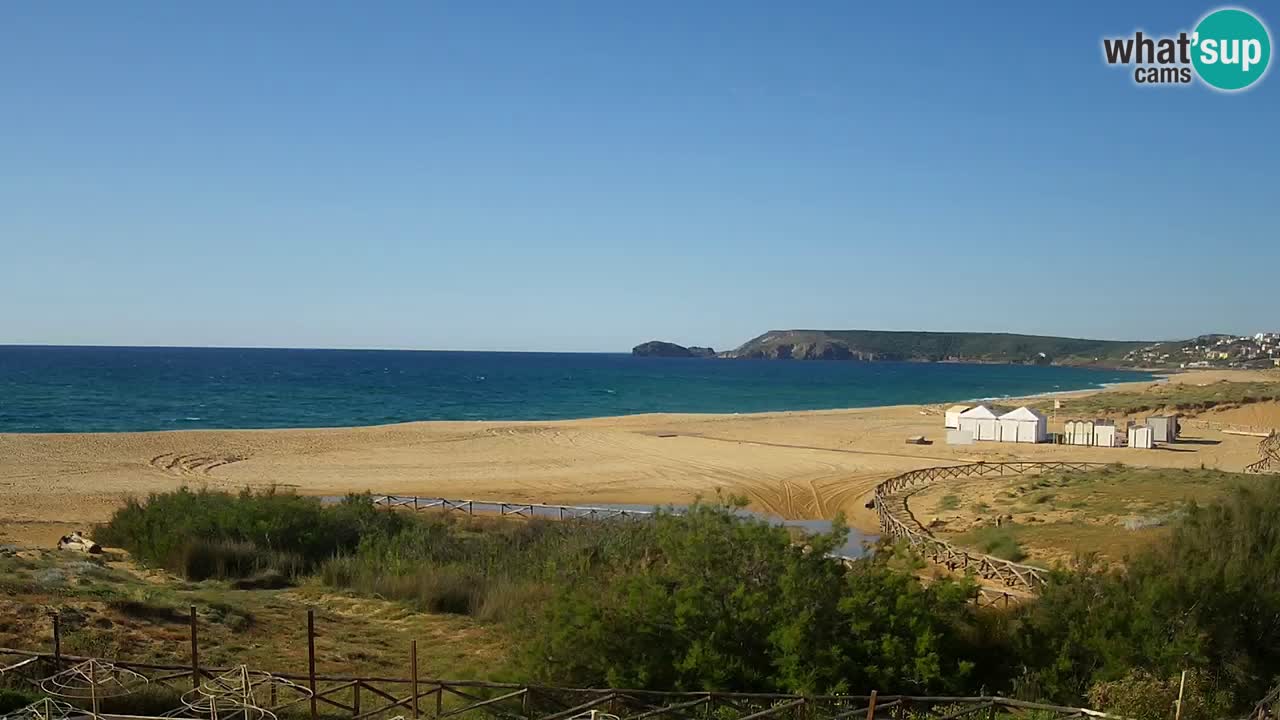 Web kamera Torre dei Corsari – Pogled uživo na plažu s Punta Usai