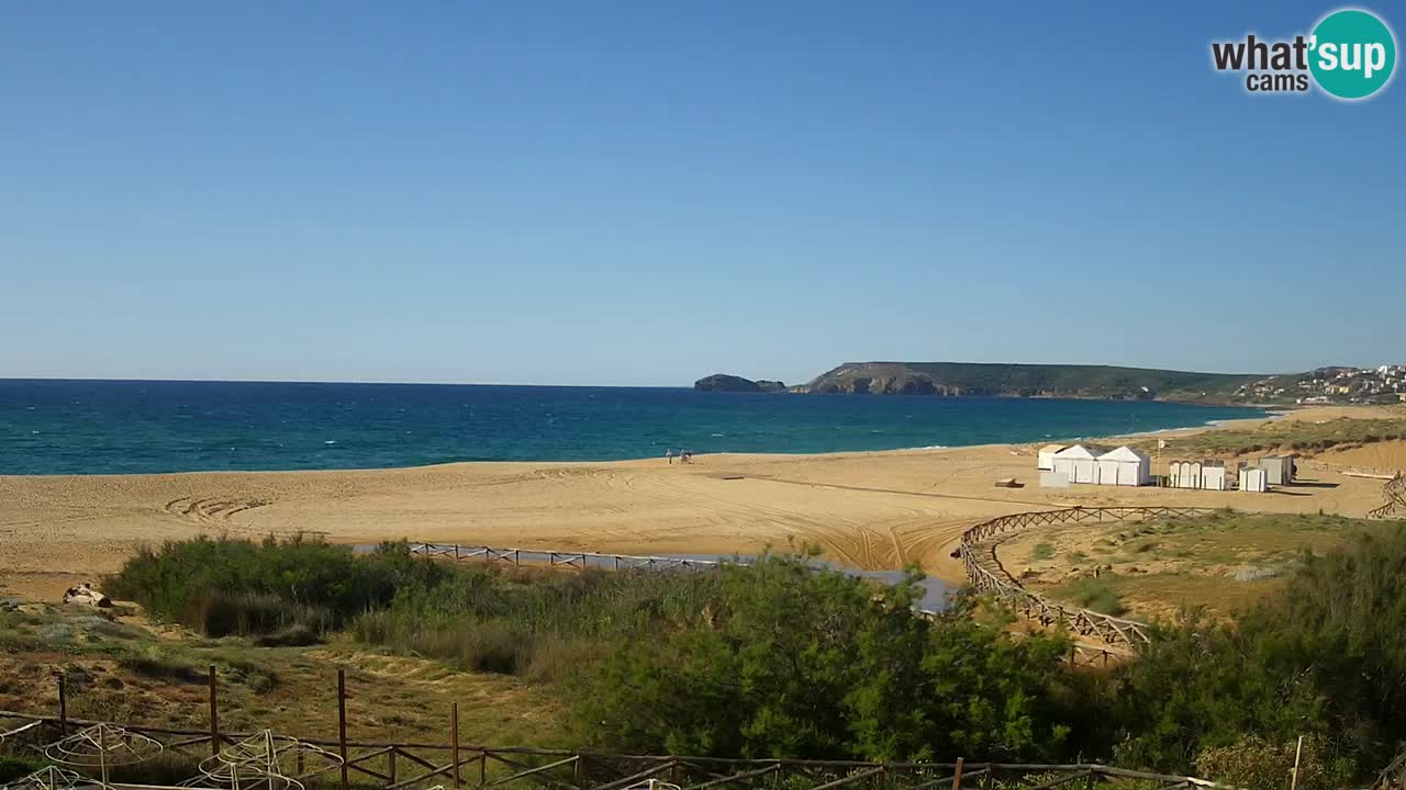 Webcam Torre dei Corsari – Vue en direct sur la plage depuis Punta Usai