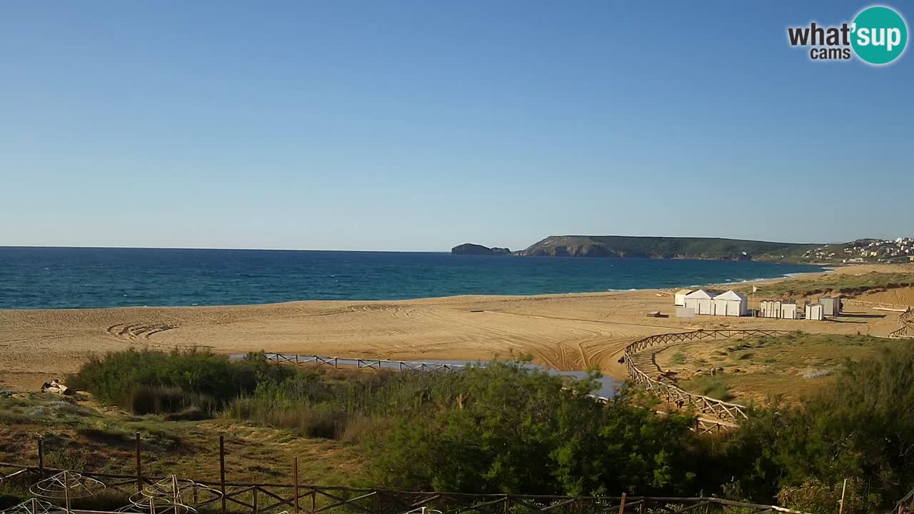 Cámara web Torre dei Corsari – Vista en directo de la playa desde Punta Usai