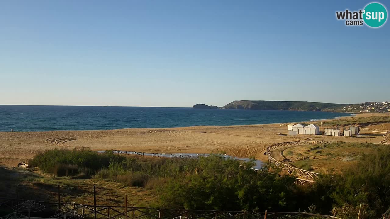 Webcam Torre dei Corsari – Vista live sulla spiaggia da Punta Usai