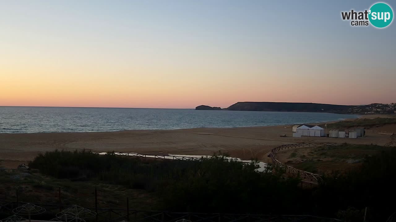 Cámara web Torre dei Corsari – Vista en directo de la playa desde Punta Usai