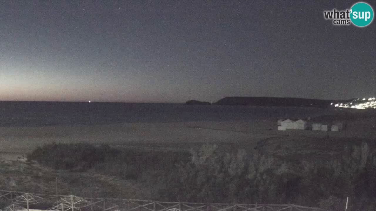 Cámara web Torre dei Corsari – Vista en directo de la playa desde Punta Usai