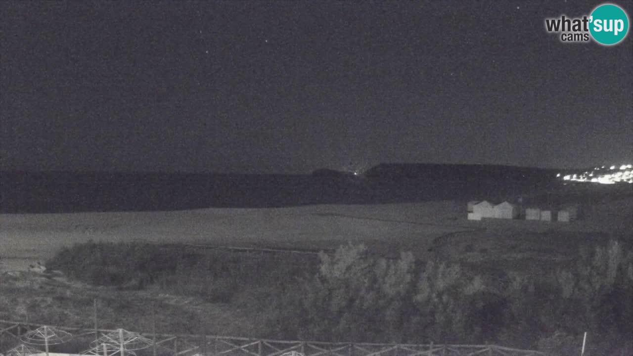 Web kamera Torre dei Corsari – Pogled uživo na plažu s Punta Usai