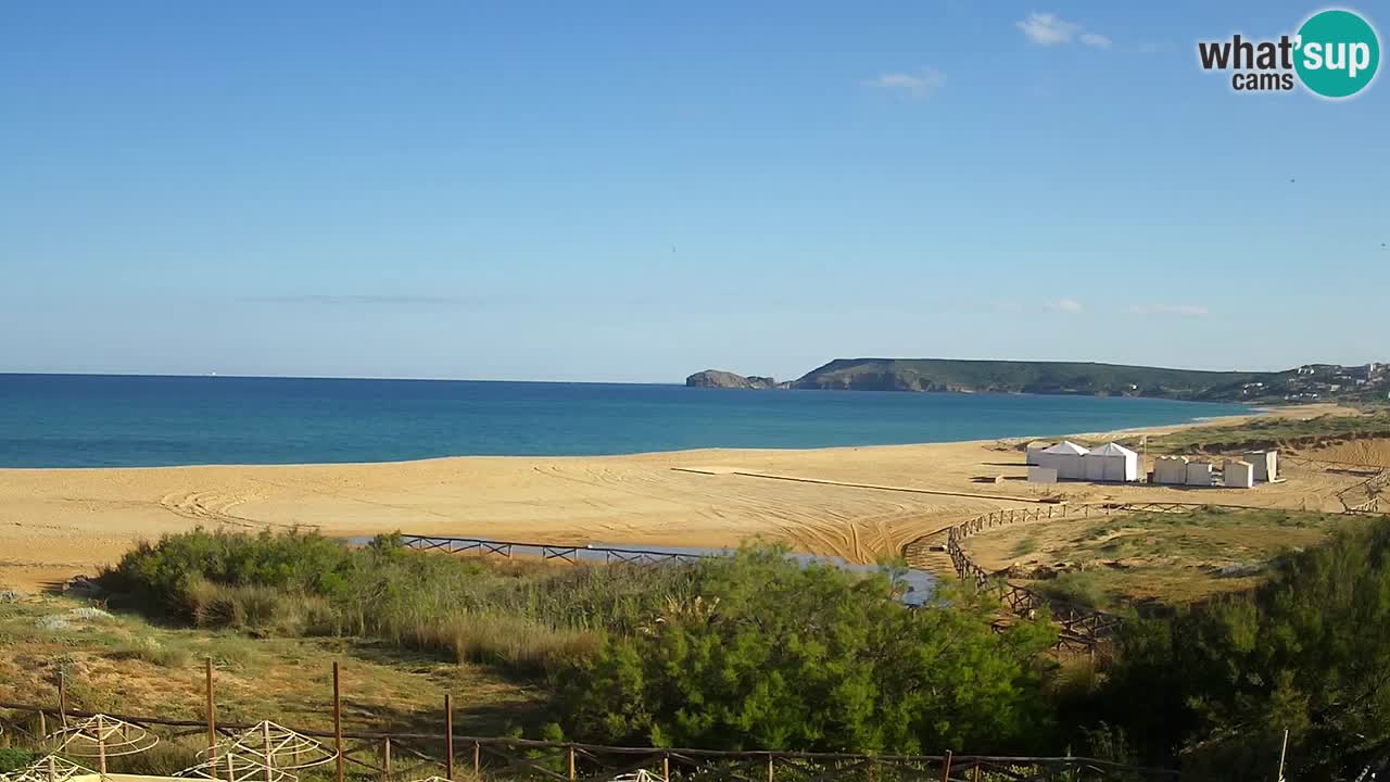Spletna kamera Torre dei Corsari – Pogled v živo na plažo s Punta Usai
