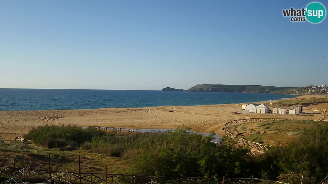 Webcam Torre dei Corsari – Vue en direct sur la plage depuis Punta Usai