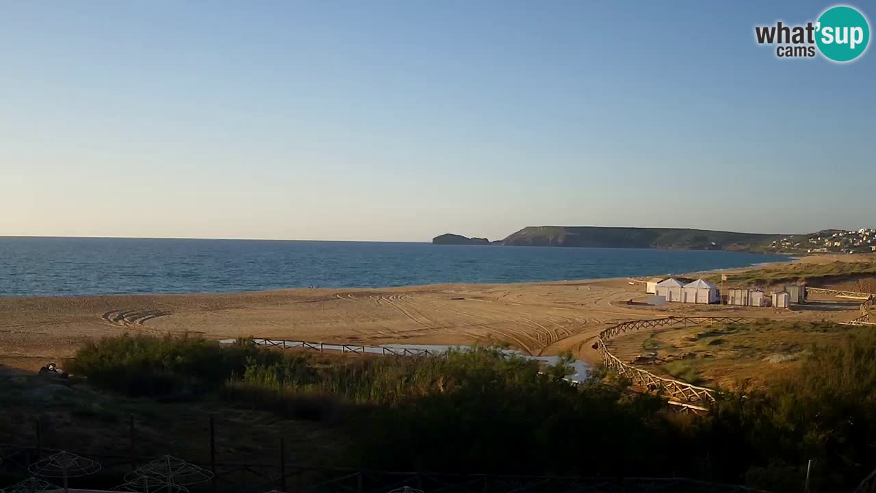 Webcam Torre dei Corsari – Vista live sulla spiaggia da Punta Usai