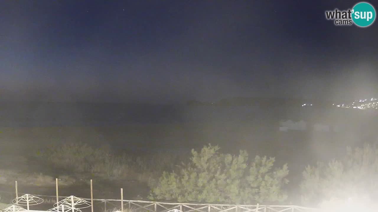 Webcam Torre dei Corsari – Vista live sulla spiaggia da Punta Usai