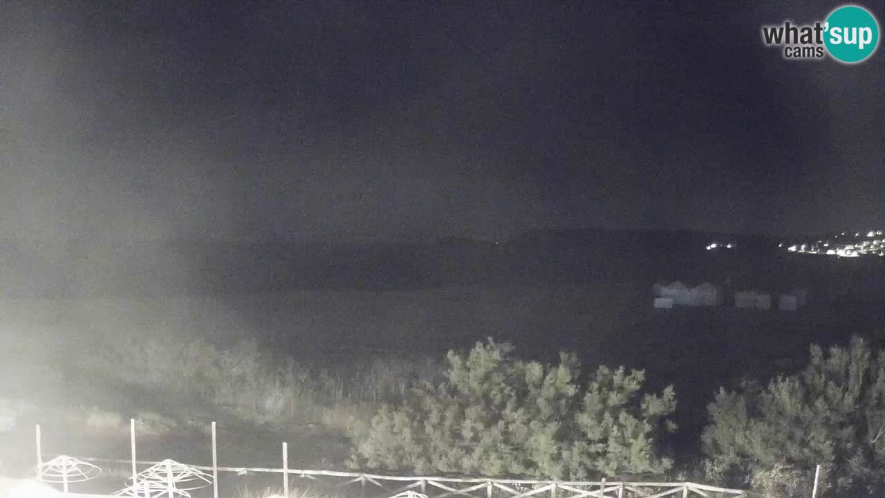 Webcam Torre dei Corsari – Vista live sulla spiaggia da Punta Usai