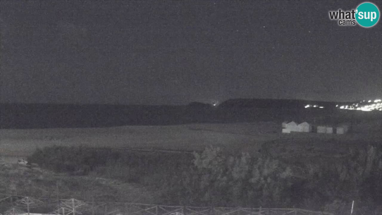 Webcam Torre dei Corsari – Vue en direct sur la plage depuis Punta Usai