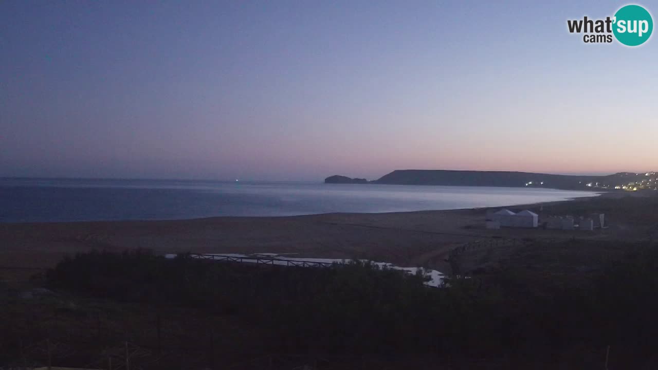 Web kamera Torre dei Corsari – Pogled uživo na plažu s Punta Usai