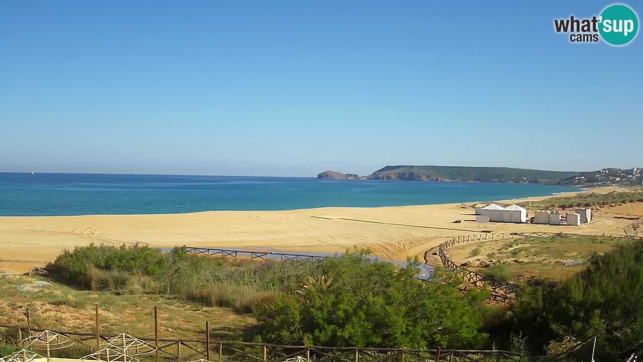 Webcam Torre dei Corsari – Live Beach View from Punta Usai