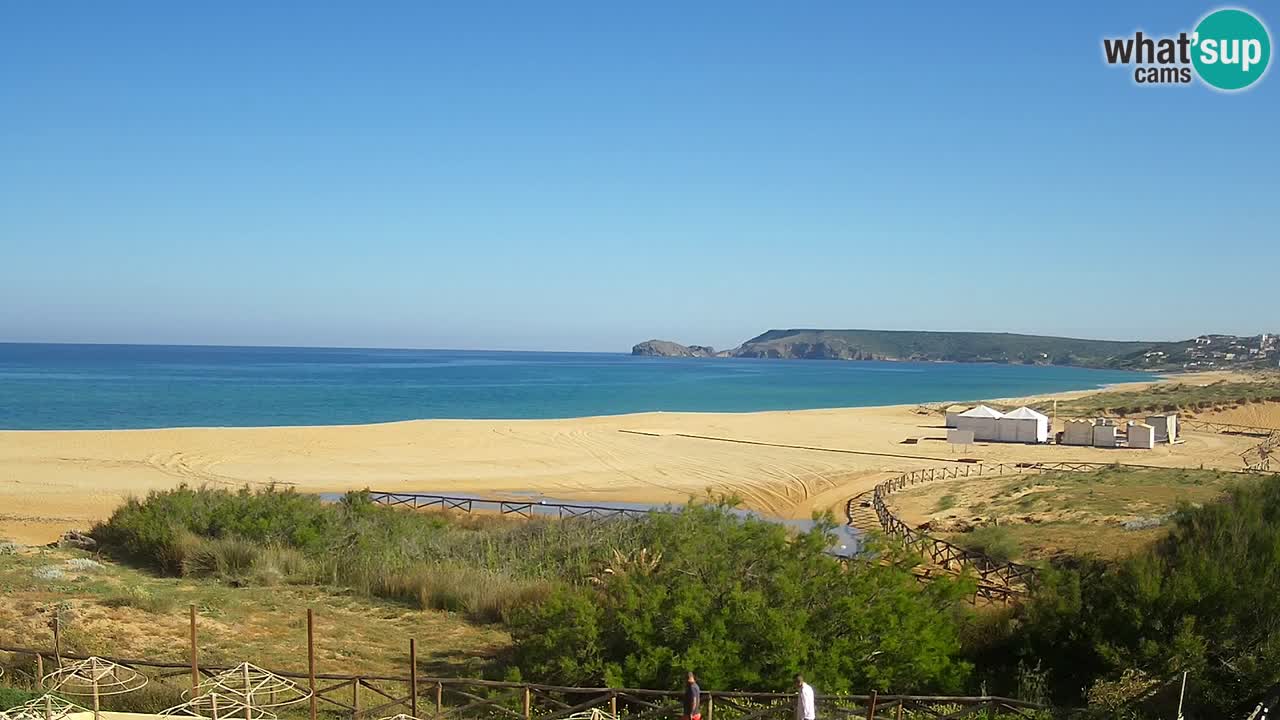 Webcam Torre dei Corsari – Liveblick auf den Strand von Punta Usai