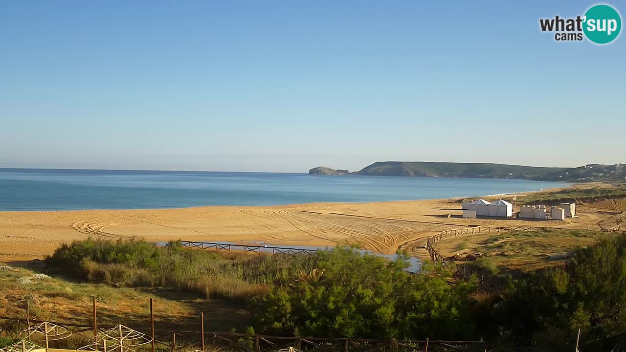 Webcam Torre dei Corsari – Live Beach View from Punta Usai