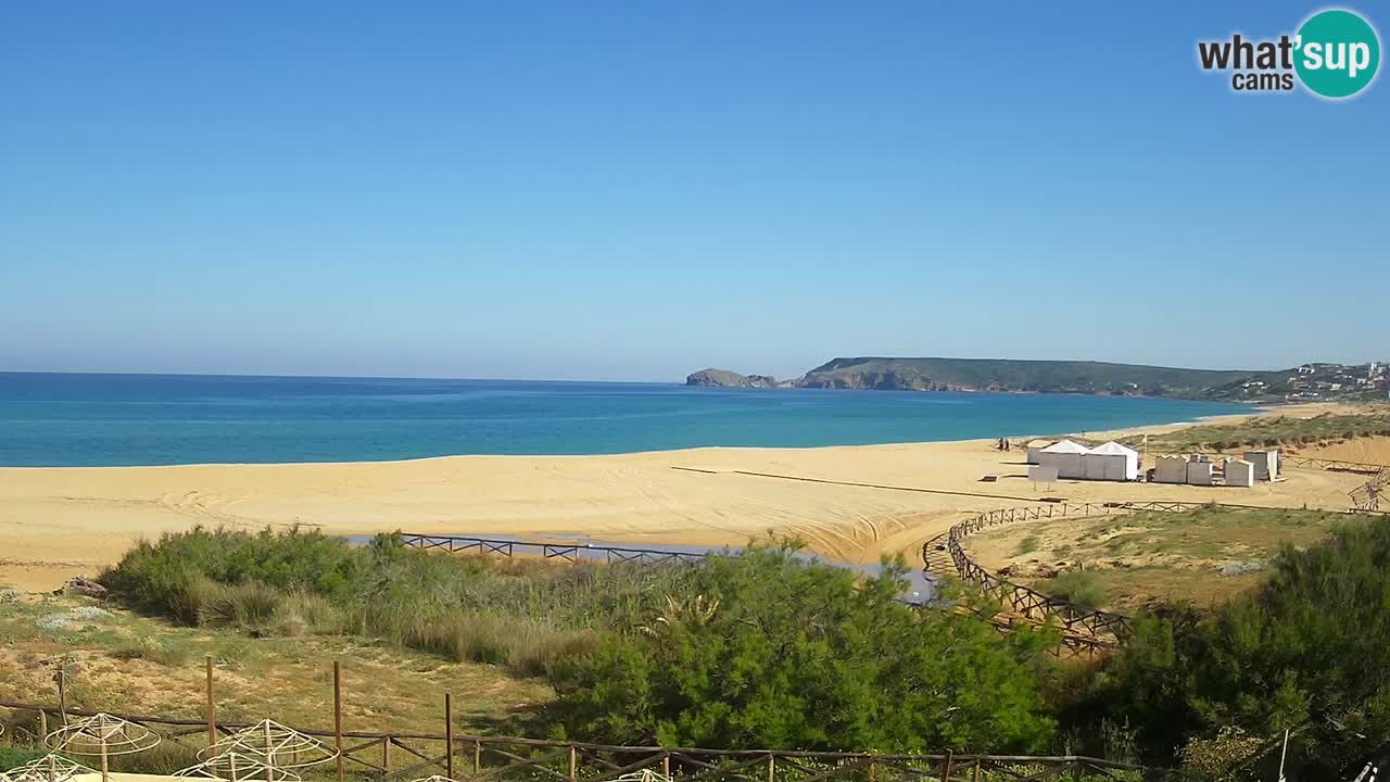 Webcam Torre dei Corsari – Vue en direct sur la plage depuis Punta Usai